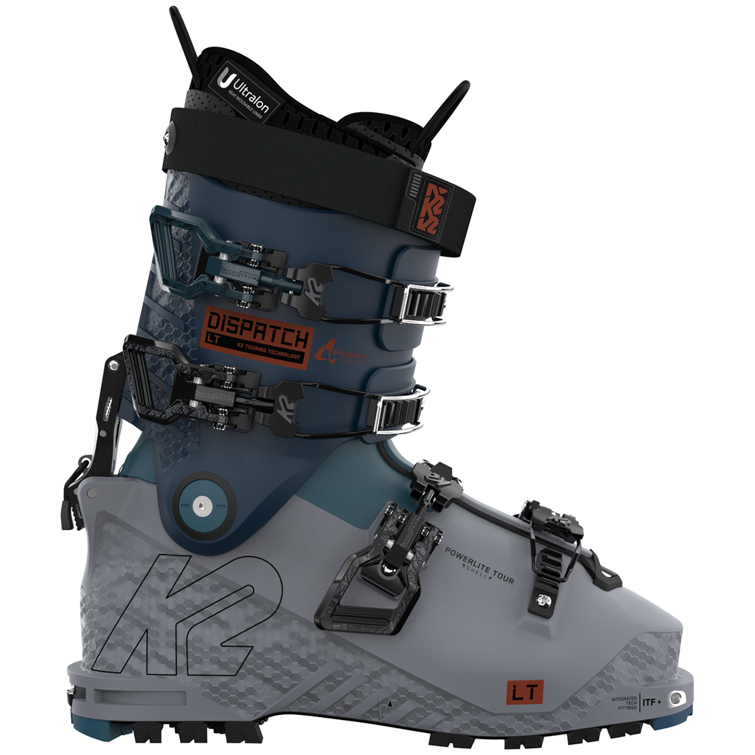 Ski boots K2 Dispatch LT Alpine Touring 2023, blue