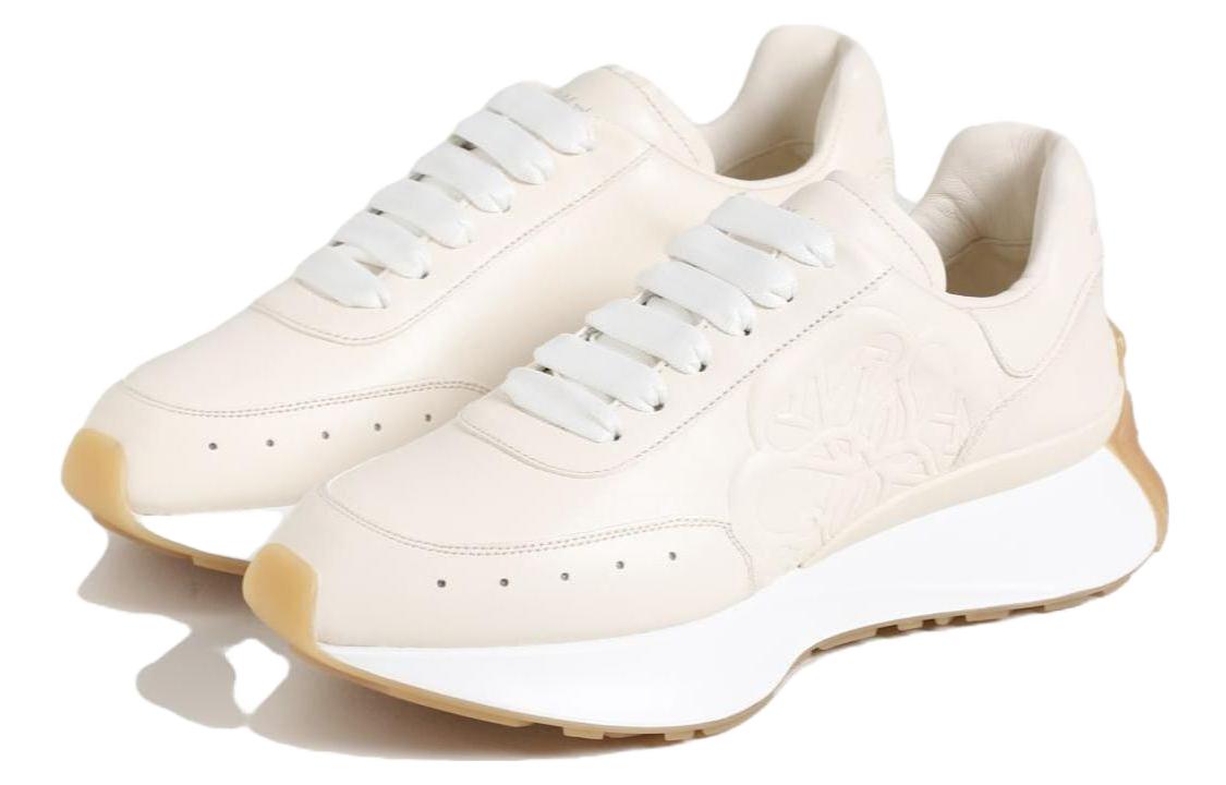 حذاء رياضي Alexander McQueen Sprint Runner Lifestyle، لون بيج فاتح