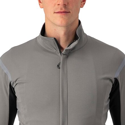 Gabba RoS Jersey - Men's Castelli, Nickel Gray/Travertine Gray