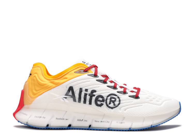 حذاء رياضي Reebok ALIFE X ZIG KINETICA 'WHITE MULTI' باللون الأسود