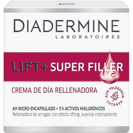 Day cream Lift+ Super Filler with microcapsules of hyaluronic acid 100 g, Diadermine