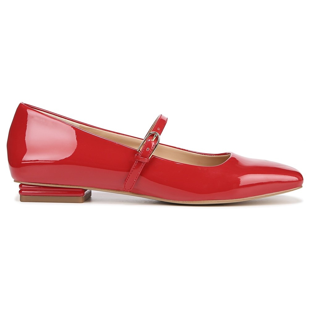 Tinsley Mary Jane Franco Sarto Women's Flat Shoes, Red