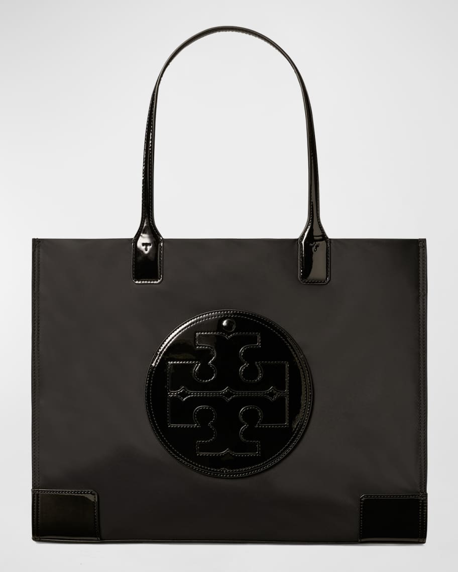 Tory Burch Ella Patent Recycled Nylon Tote