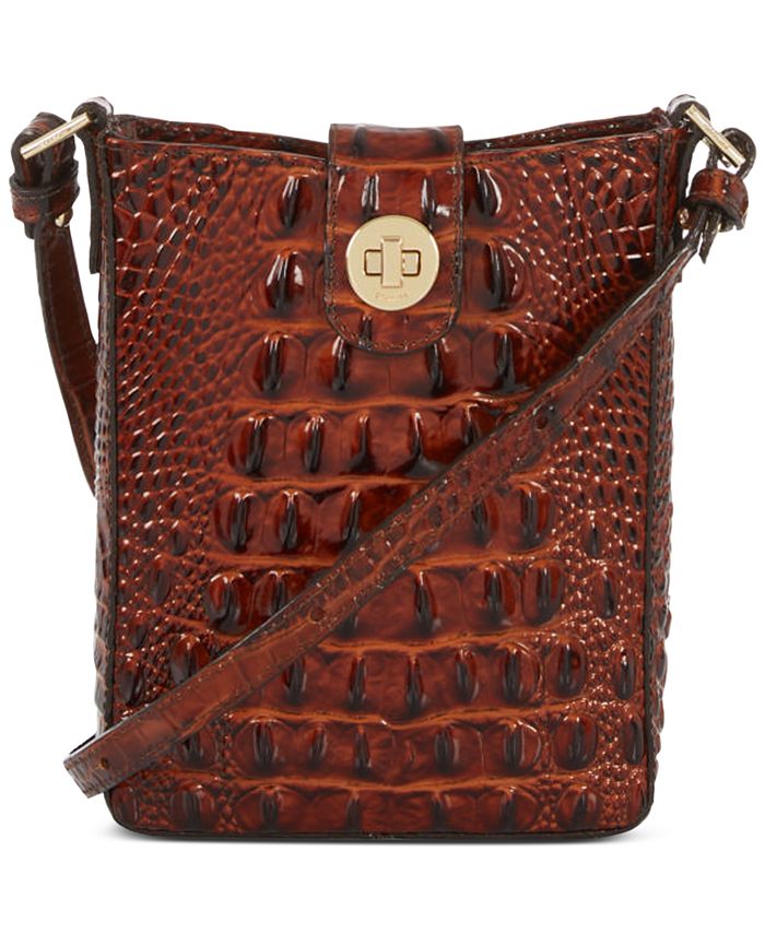 Marley Melbourne Brahmin Mini Leather Crossbody Bag, Brown