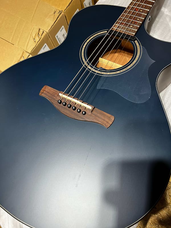 جيتار صوتي Ibanez AE275-DBF 2023 - حتى الآن - Dark Tide Blue Flat