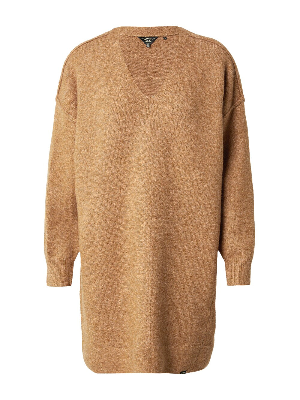 Superdry knit dress, dark beige