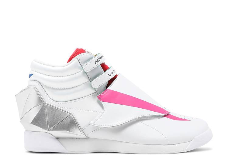 حذاء رياضي Reebok POWER RANGERS X WMNS FREESTYLE HIGH 'PTERODACTYL ZORD' باللون الأبيض