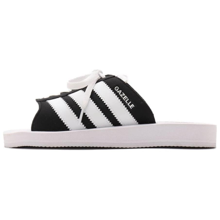 Gazelle Beach Sandals Unisex Black/White Adidas Originals