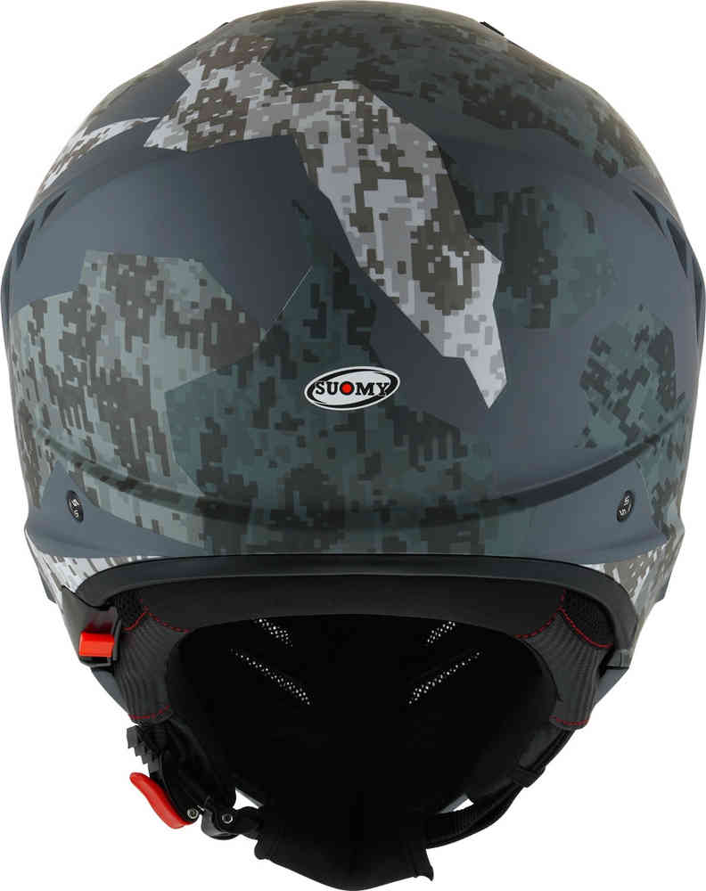 Urban Squad armor Suomy jet helmet, dark camo