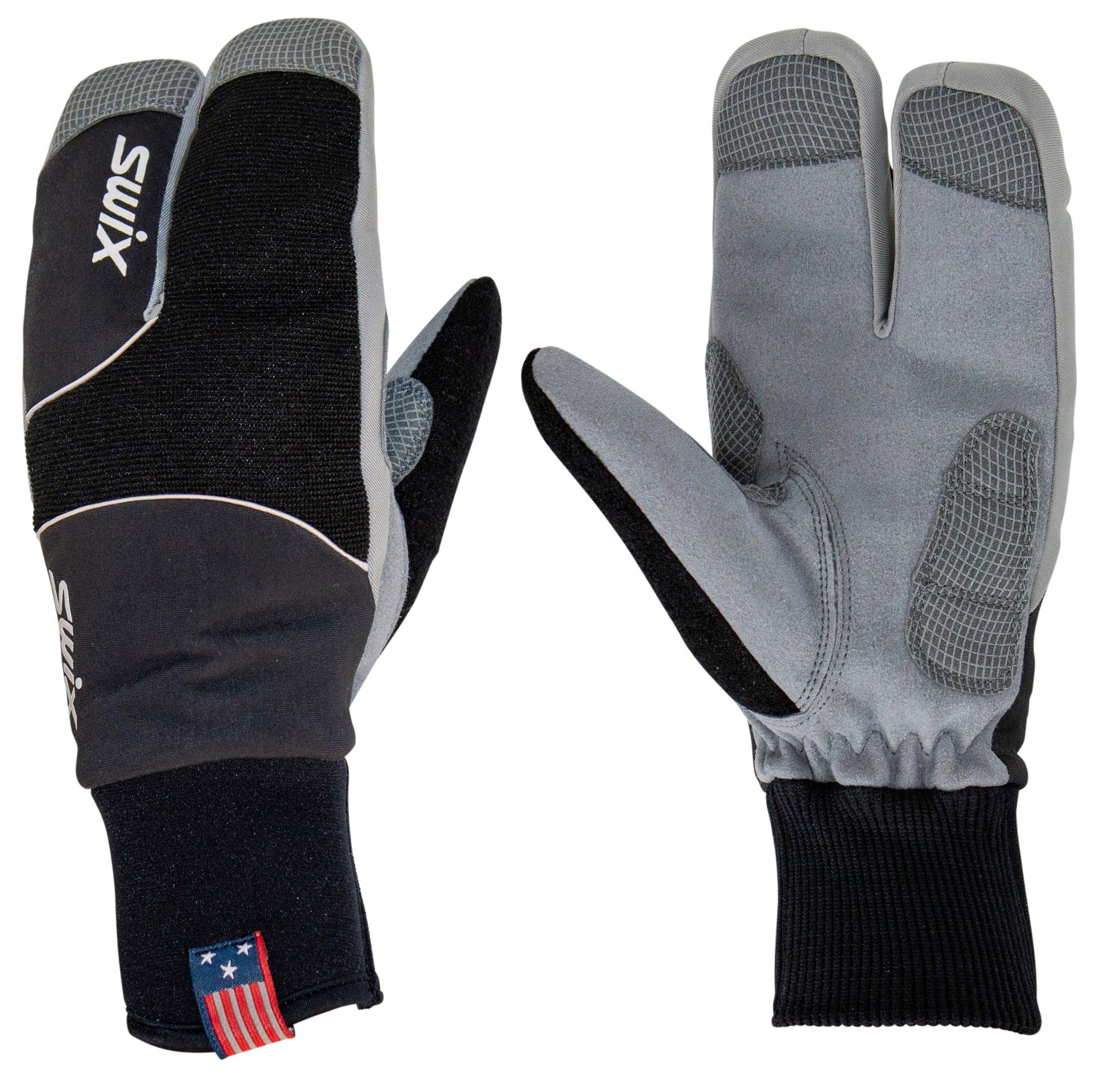 STAR XC 3.0 split finger gloves - men's Swix, black