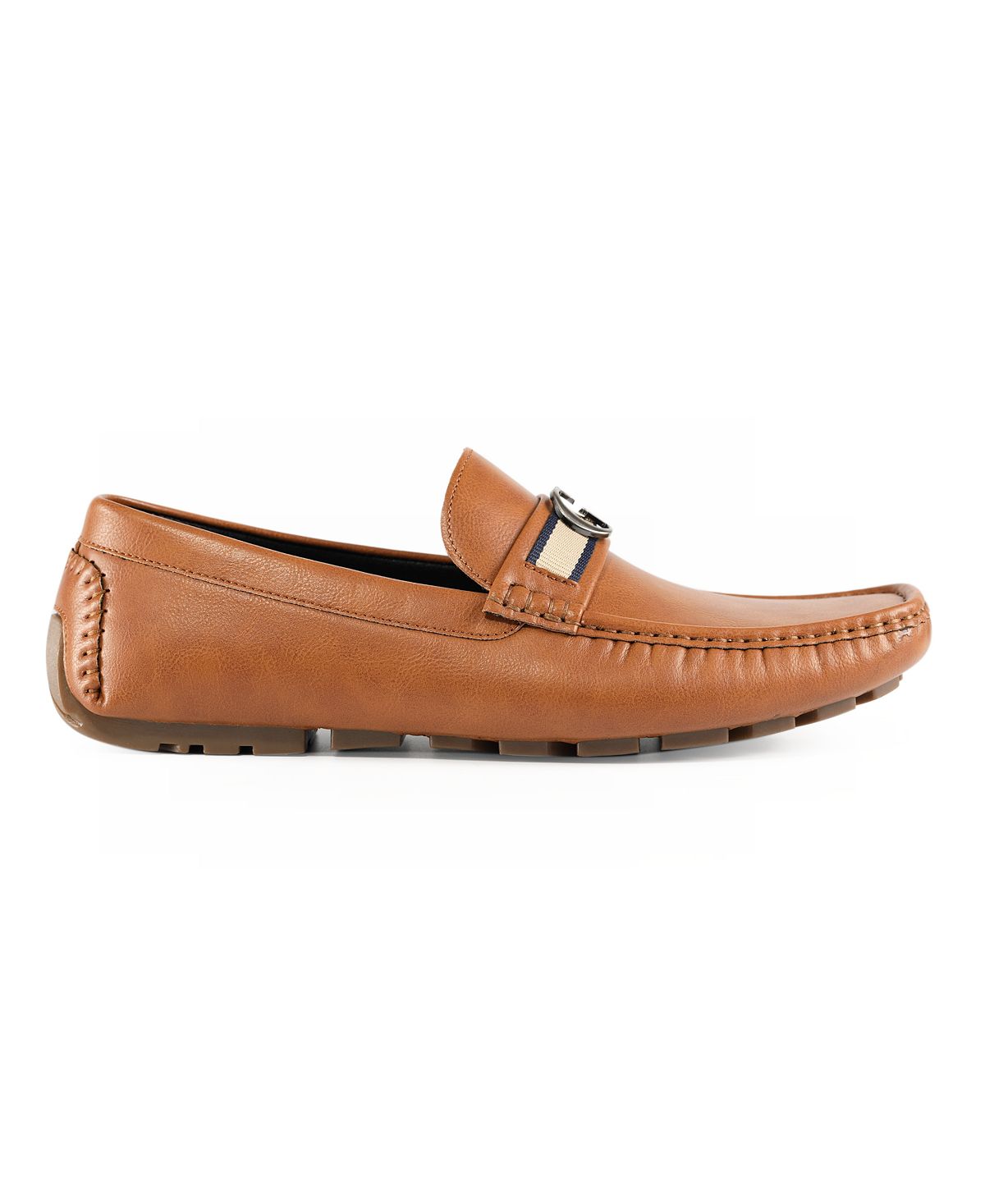 GUESS Men's Aurolo Moc Toe Slip On Driving Loafers