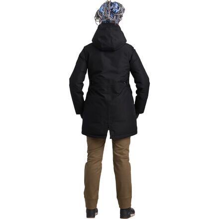 Women's Stormcraft down parka Outdoor Research, black