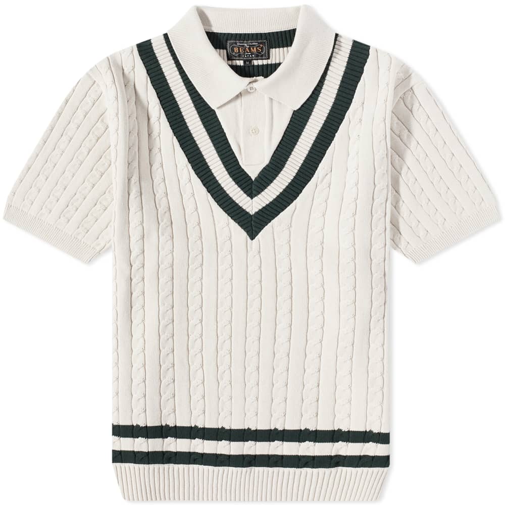 END. Cricket Plus 'Ivy League' knit polo from Beams collaboration