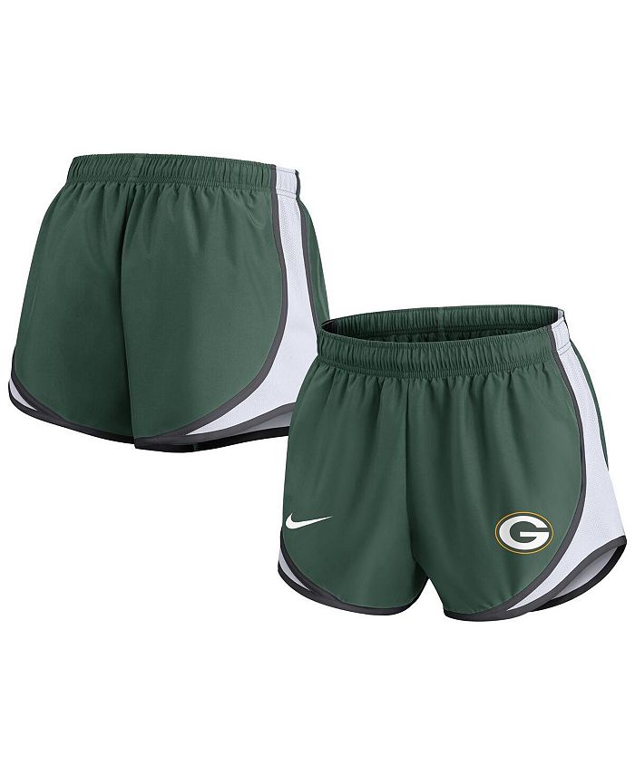 Nike Women's Green Bay Packers Tempo Plus Size Green Shorts Green