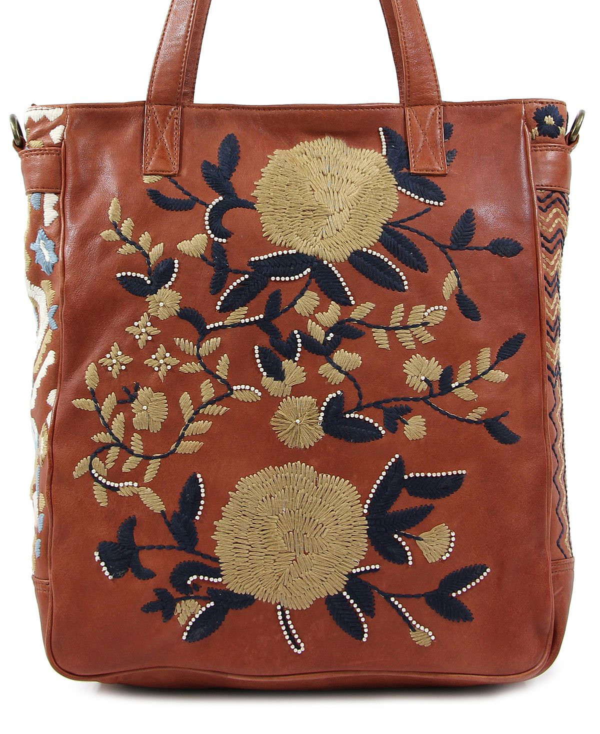 Women's large Flora Soul bag with hand embroidery OLD TREND