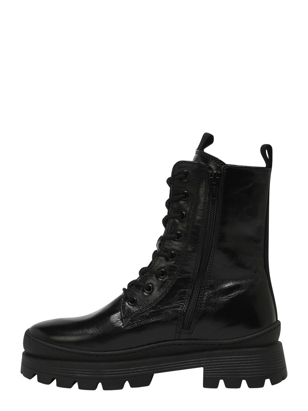 Gabor lace-up ankle boots, black