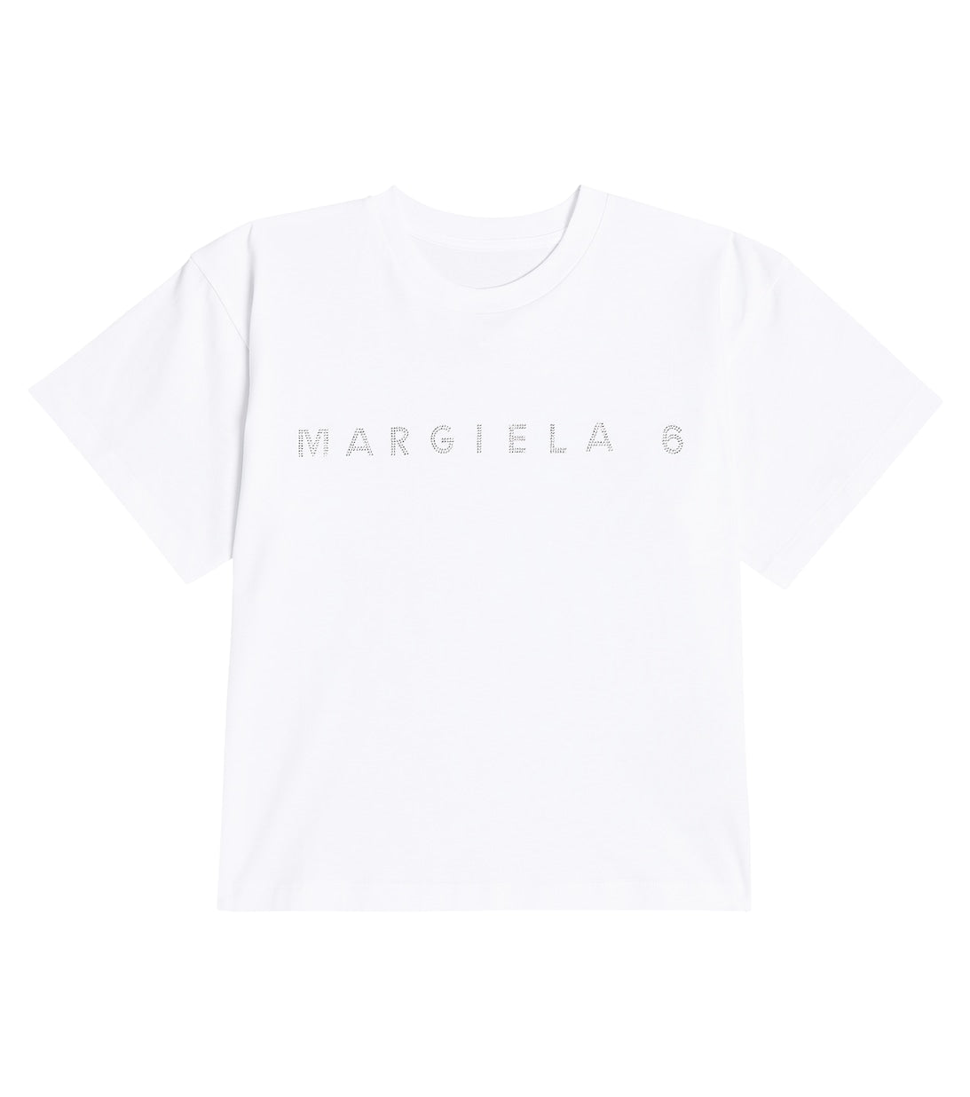 تي شيرت قطني MM6 Maison Margiela، أبيض