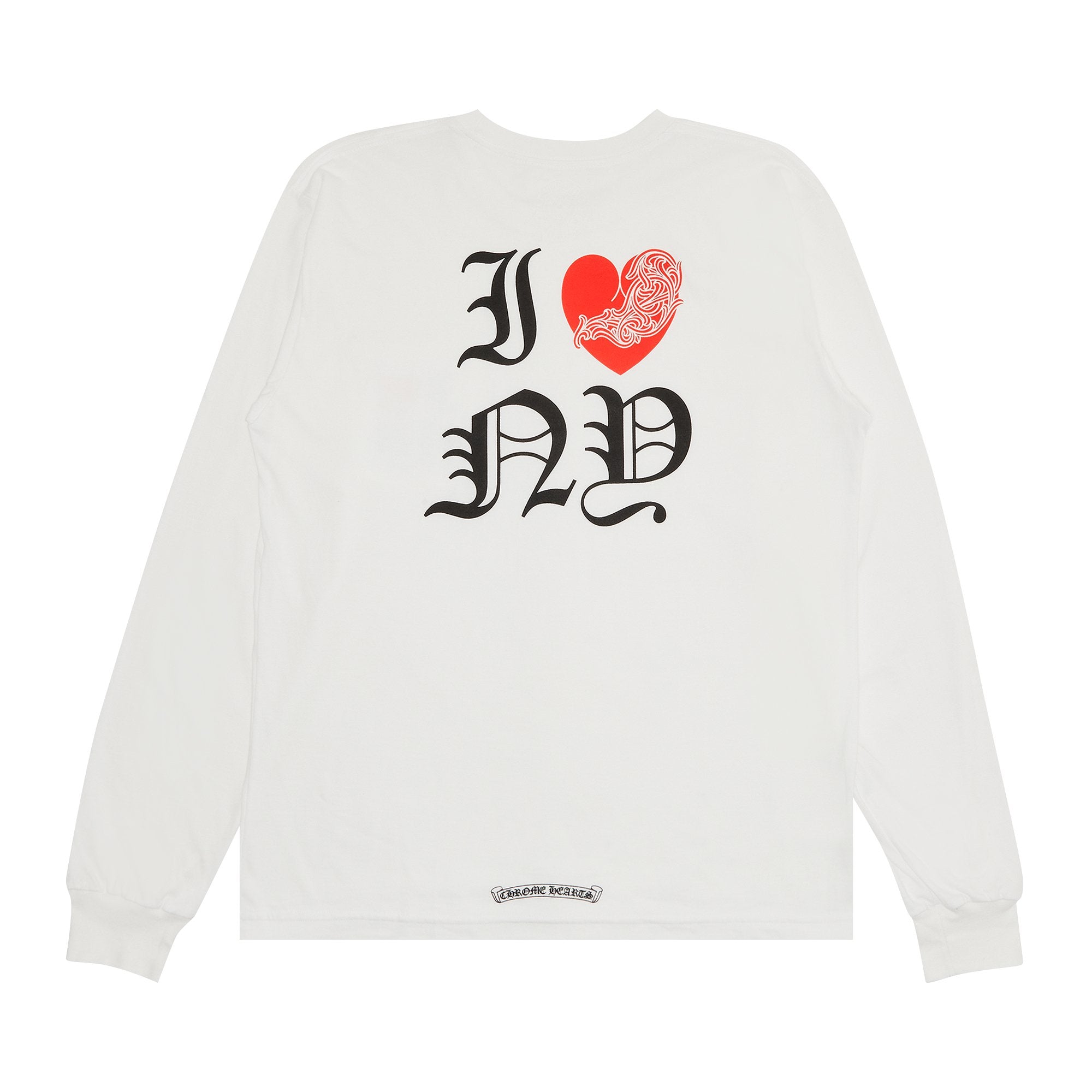 Chrome Hearts I Heart NY Long Sleeve T-Shirt - White