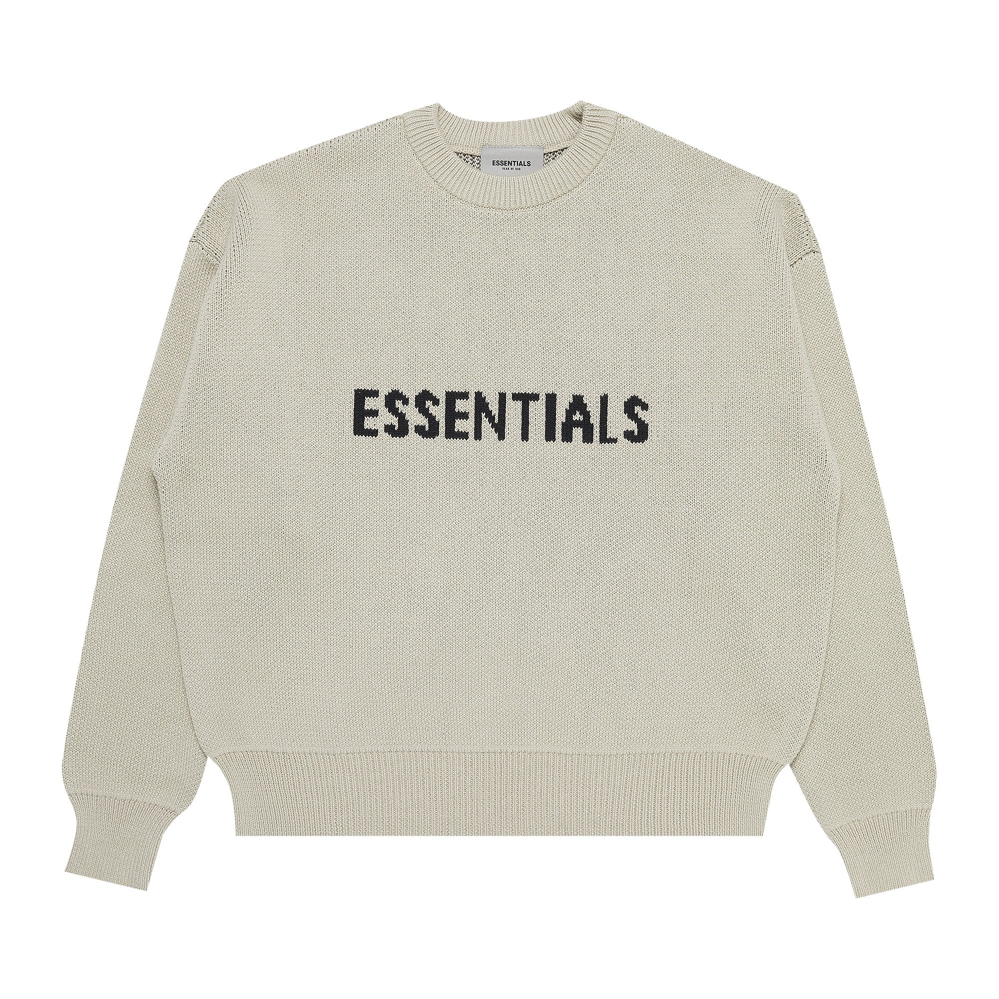 سترة أطفال محبوكة من Fear of God Essentials x SSENSE، من الكتان