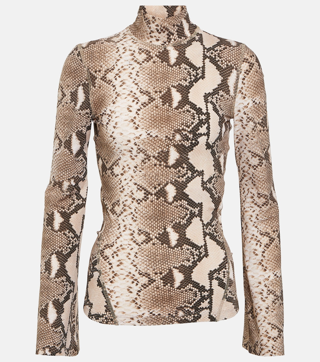 Snake print turtleneck STELLA MCCARTNEY, multicolor