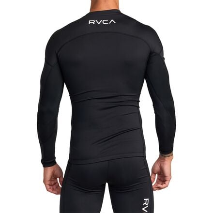 قميص ضغط بأكمام طويلة للرجال من RVCA، أسود