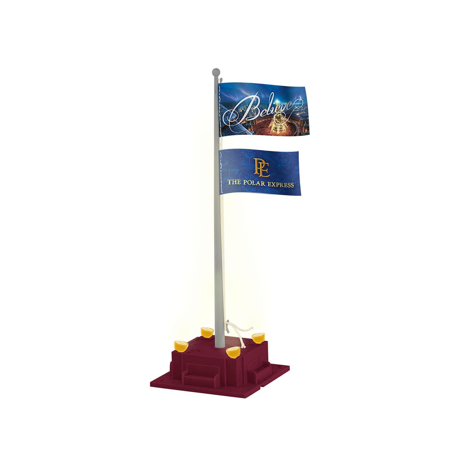 Lionel Flagpole Polar Express Plug-Expand-Play Lionel