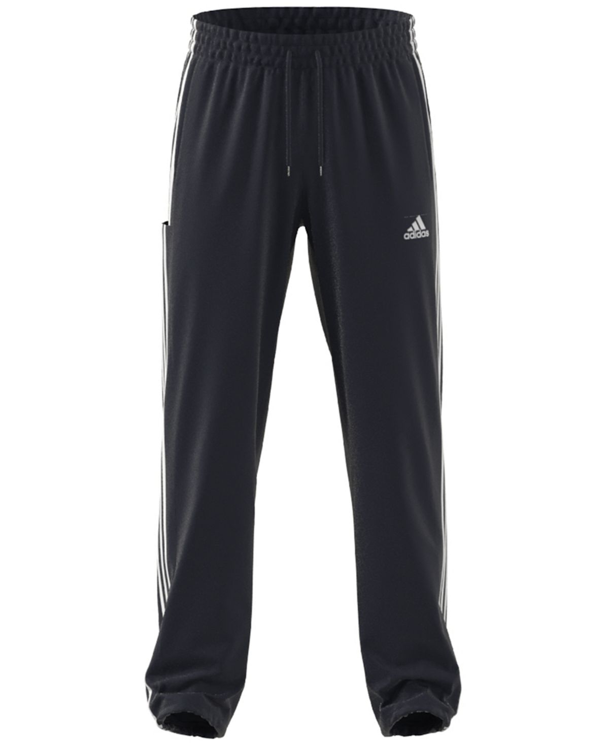 adidas Men's AEROREADY Essentials Woven 3 Stripe Sweatpants with Elastic Cuffs