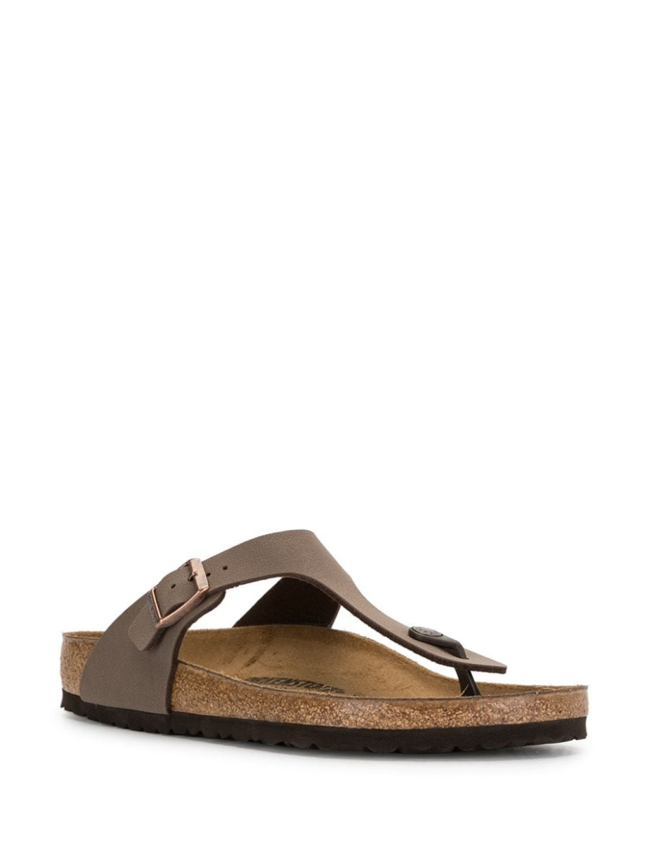 Birkenstock Gizeh T-Strap Slides, Brown