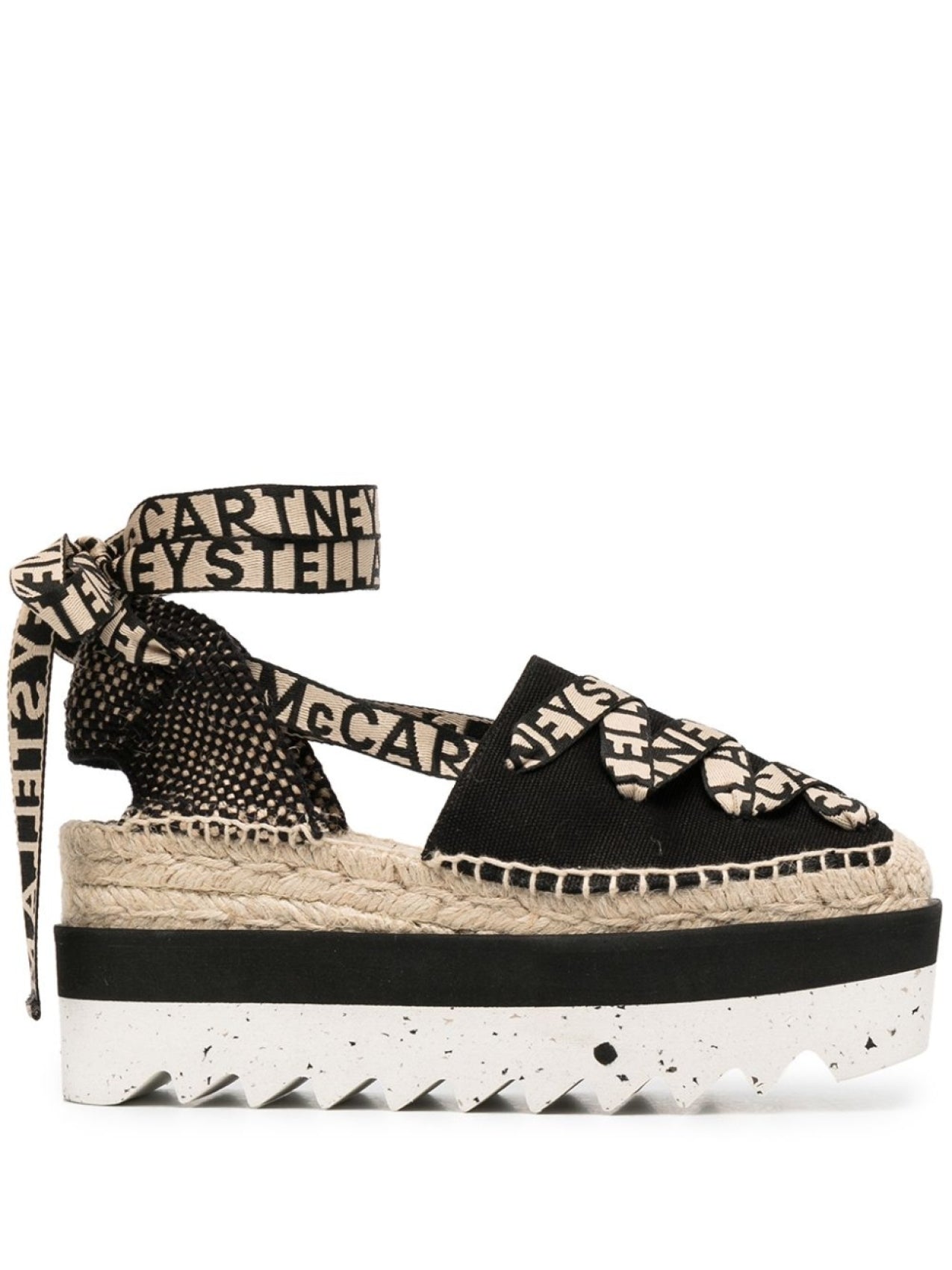 Stella McCartney Gaia Platform Espadrilles Black