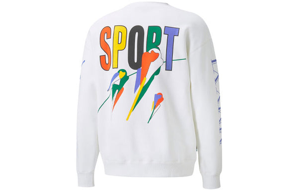 Sweatshirt PUMA x Butter Goods Unisex Printing Round-neck Sweatshirt White, white