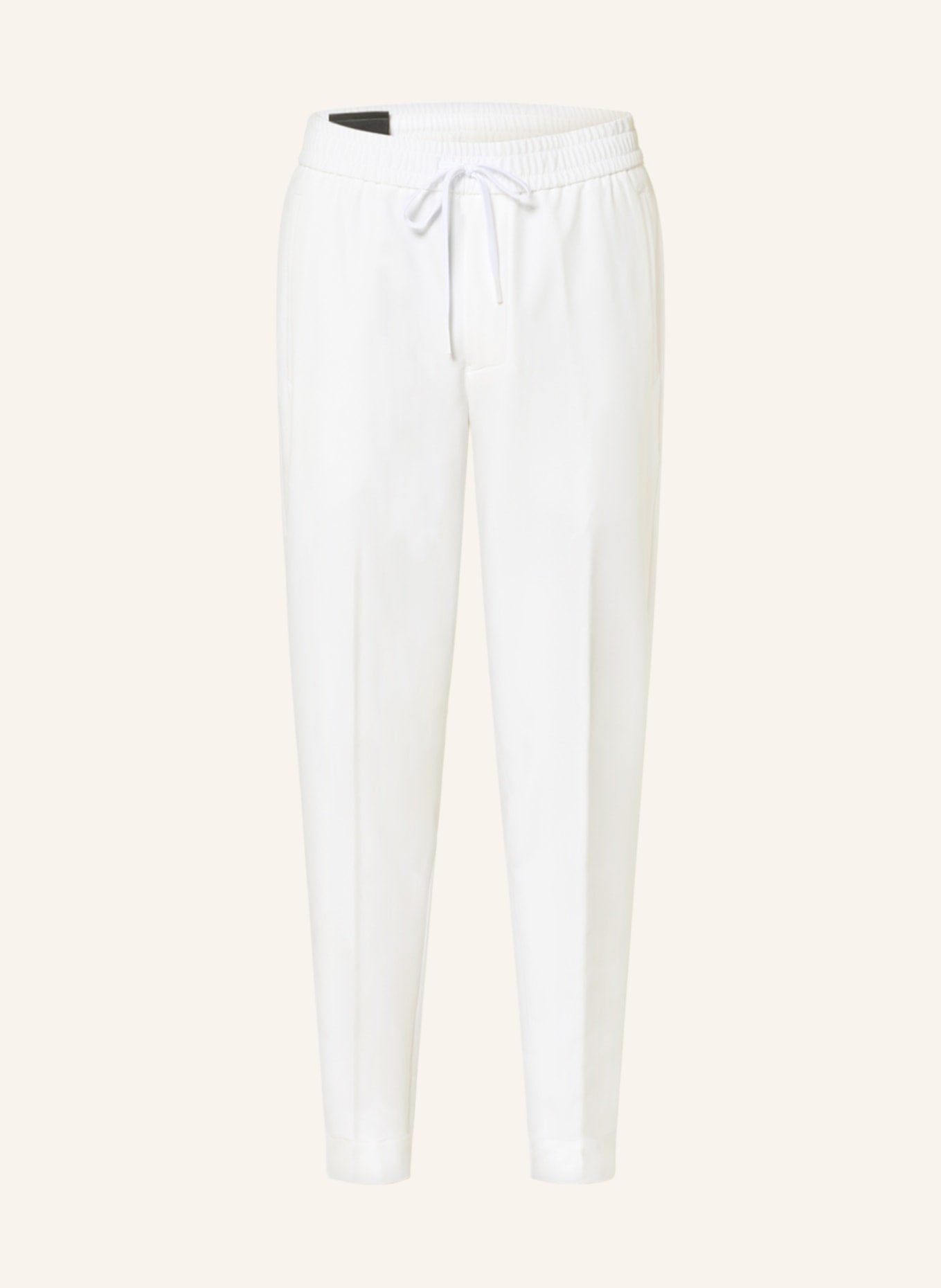 Chino trousers BOSS T_Flex Tapered Fit, white