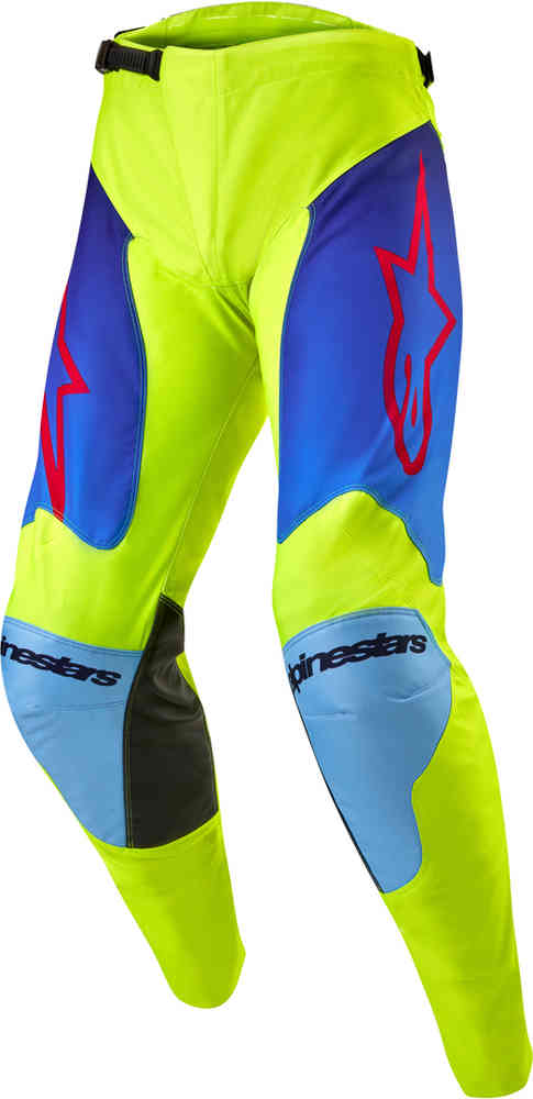 بنطال موتوكروس Alpinestars Racer Hoen باللون الأصفر/الأزرق