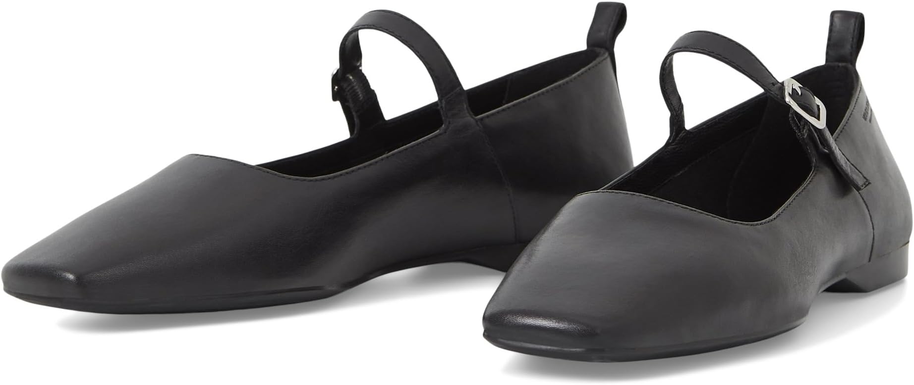 Delia Leather Mary Jane Flat Vagabond Shoemakers, black