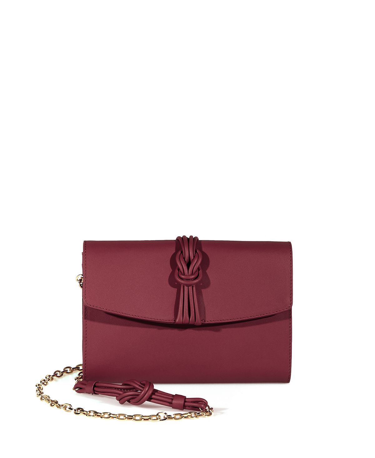 Women's Marylebone Esin Akan midi clutch, red