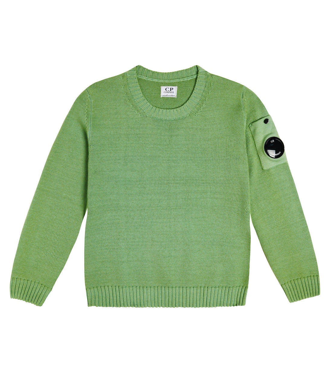 Ribbed wool sweater C. COMPANY KIDS, green