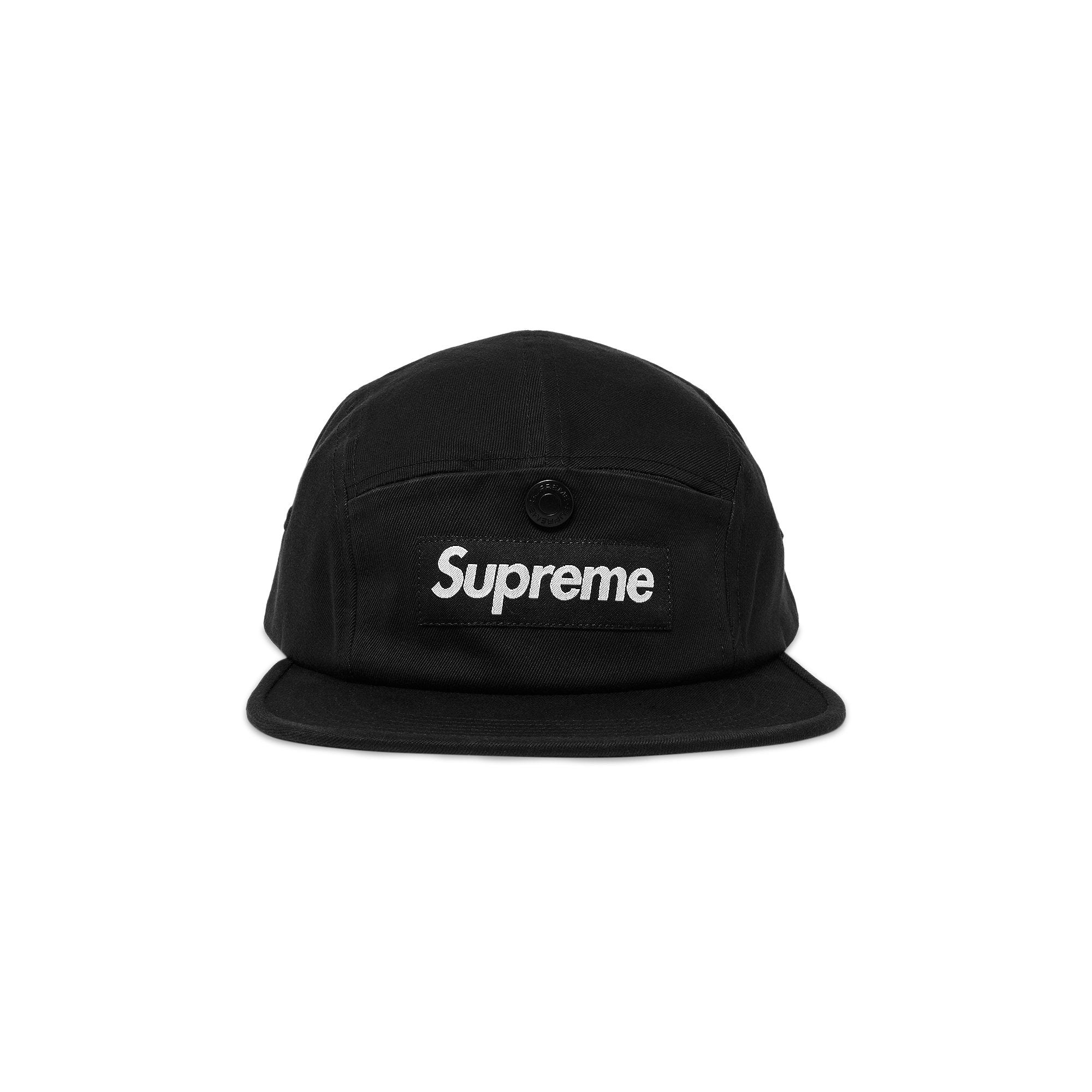 Supreme Snap Pocket Camp Cap, Black