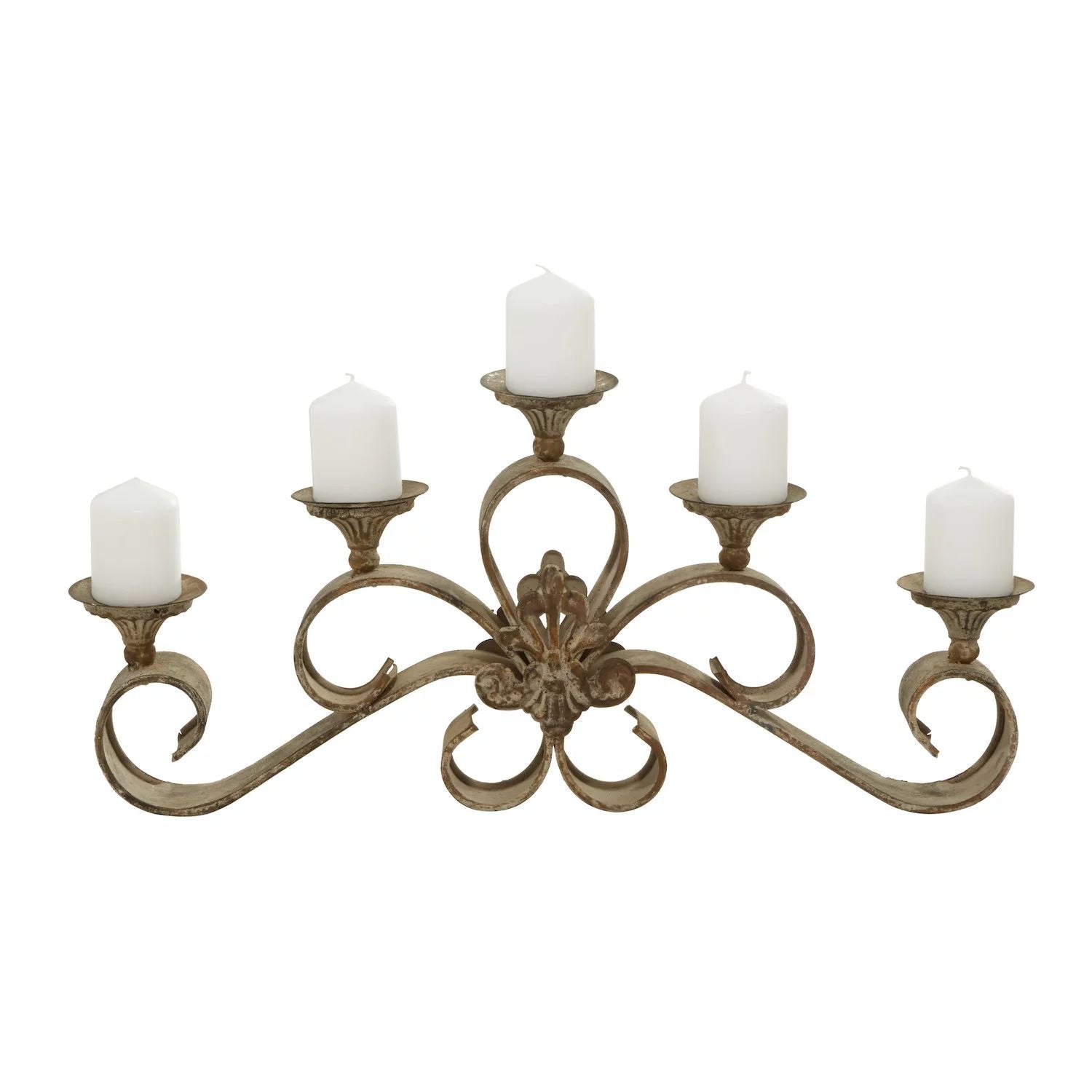 Stella and Eve Scroll Candlestick Table Decor