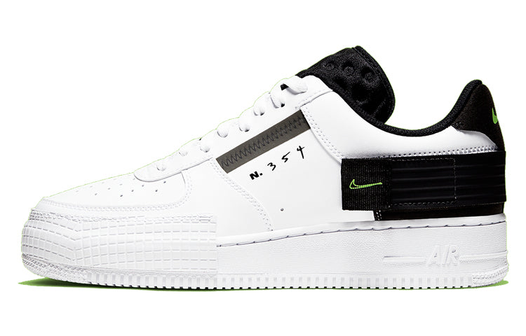 Nike Air Force 1 Drop Type N.354 Sneakers, White/Black