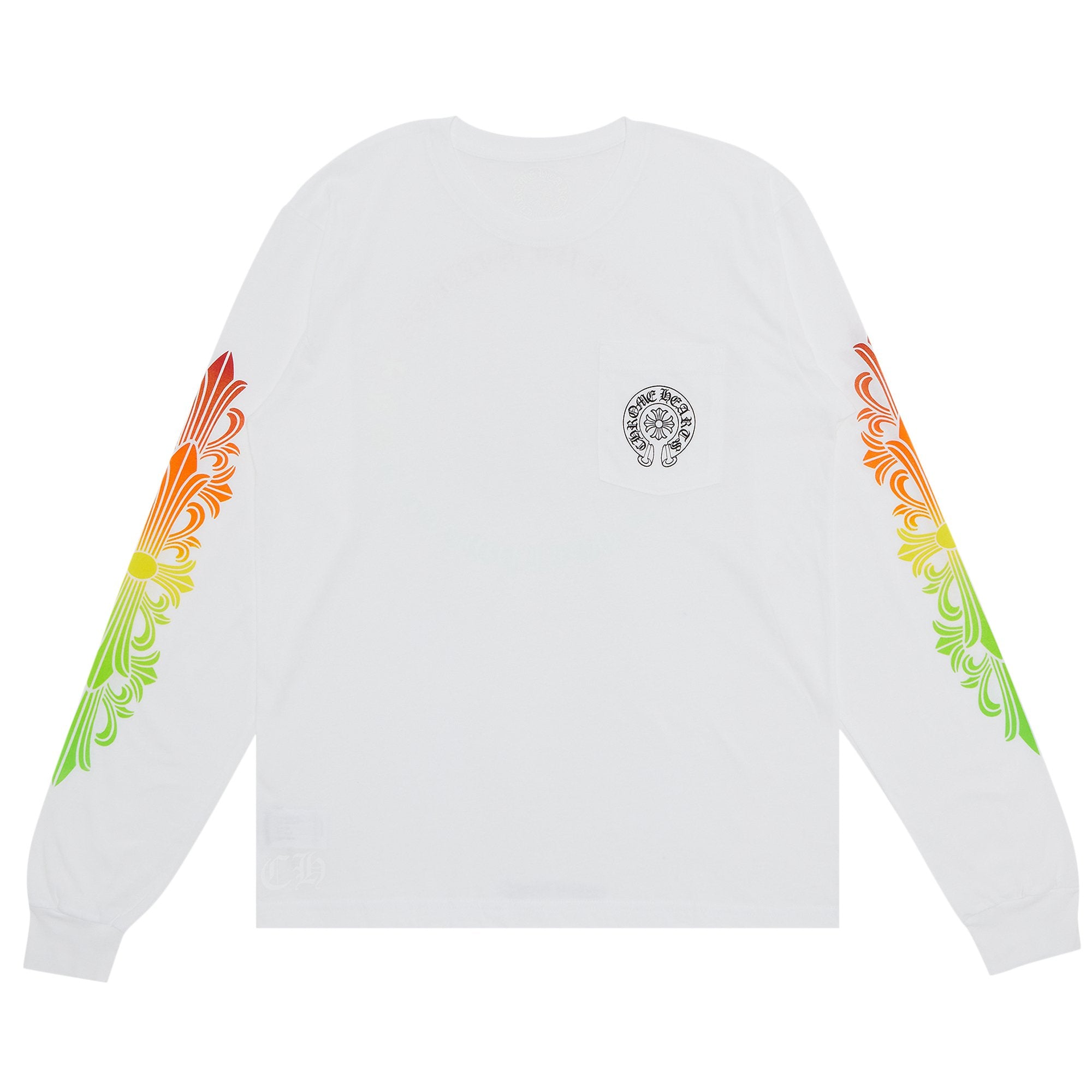 Chrome Hearts Gradient Long Sleeve T-Shirt - White