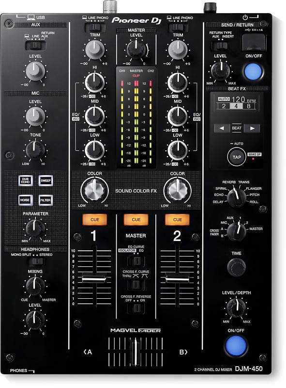 خلاط DJM-450 ثنائي القناة من Pioneer