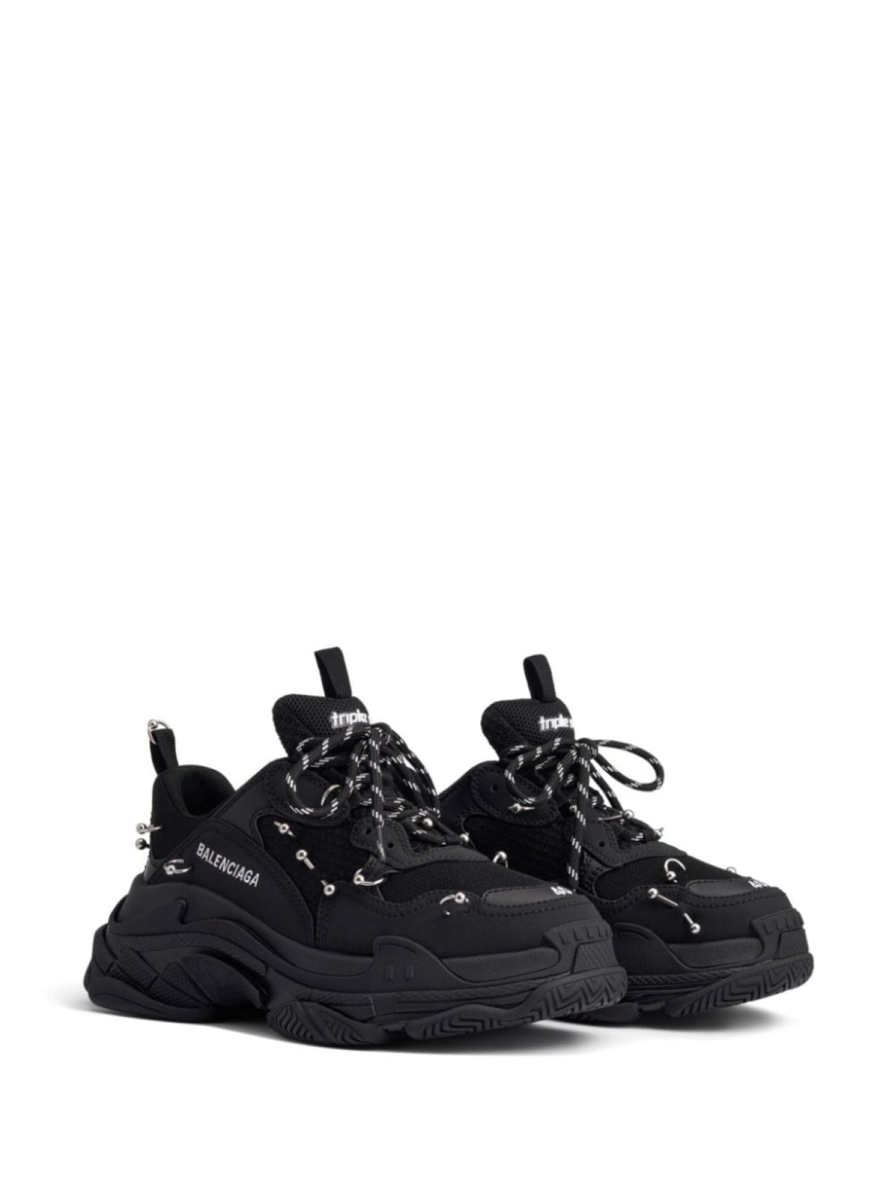 Balenciaga Triple S 536737W2FPI Sneakers, Black