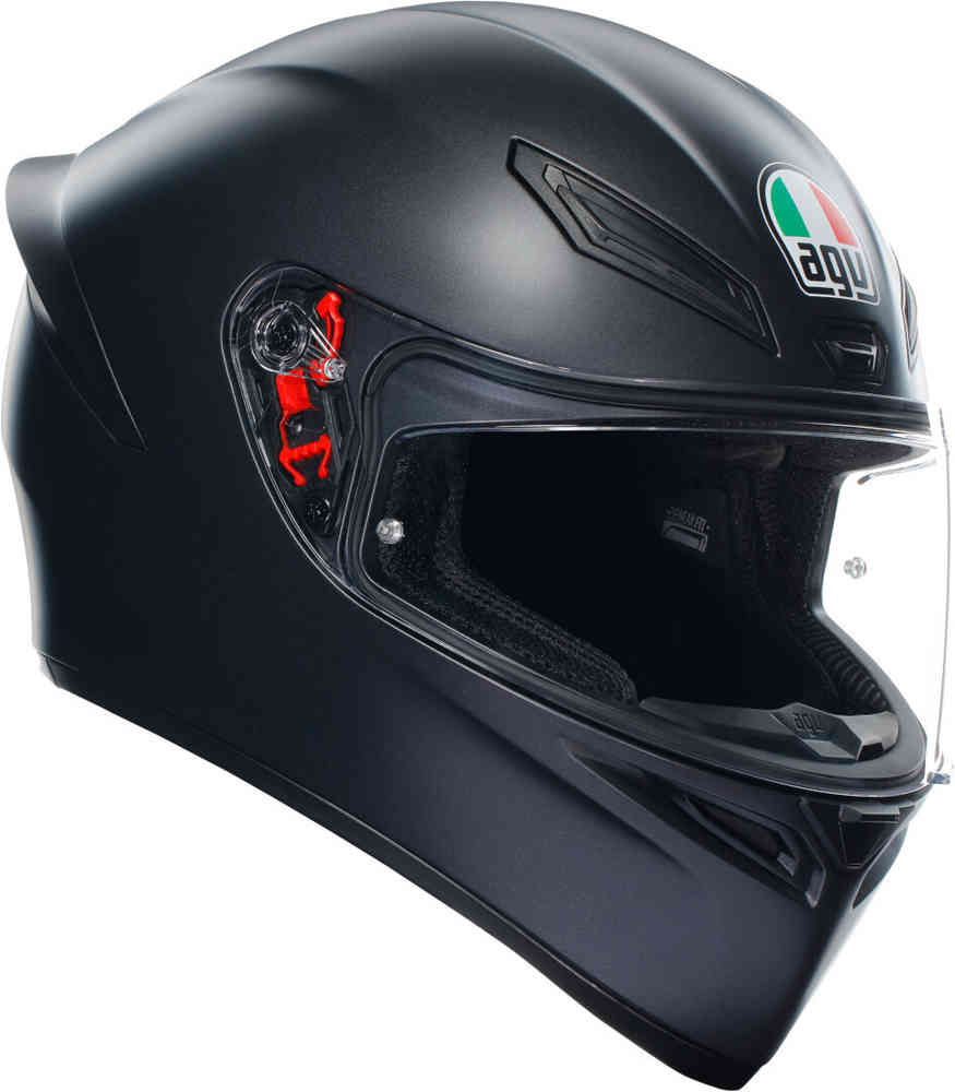 Monohelmet K-1 S AGV, black matt