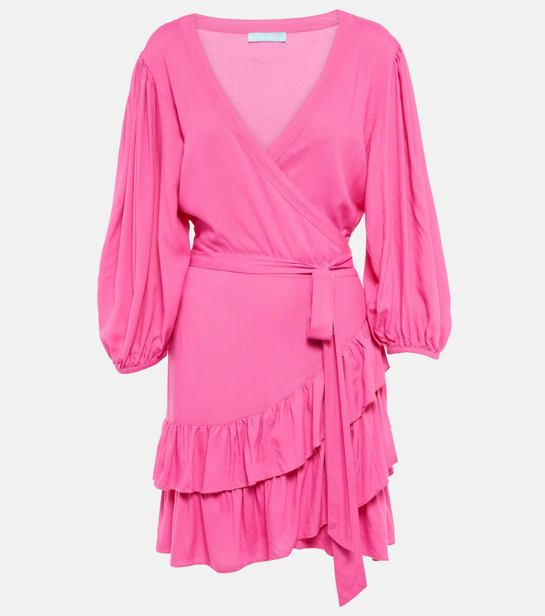 Tabitha cotton mini dress with wrap MELISSA ODABASH, pink