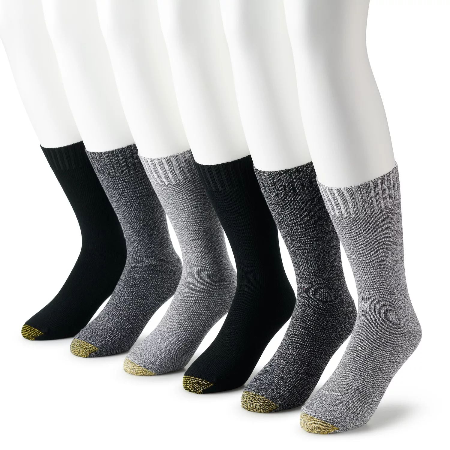 Men's long socks GOLDTOE Hudson, 6 pairs