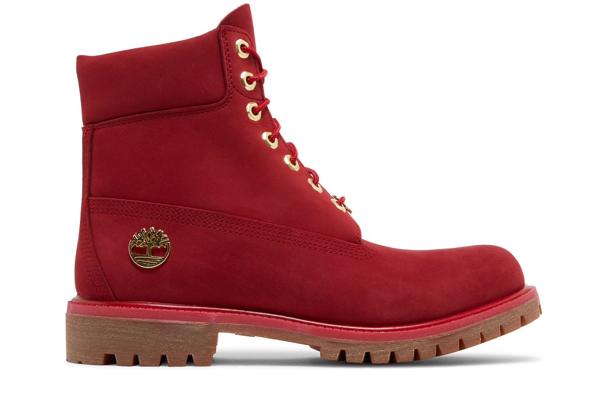 حذاء Timberland Premium مقاس 6 بوصات، أحمر