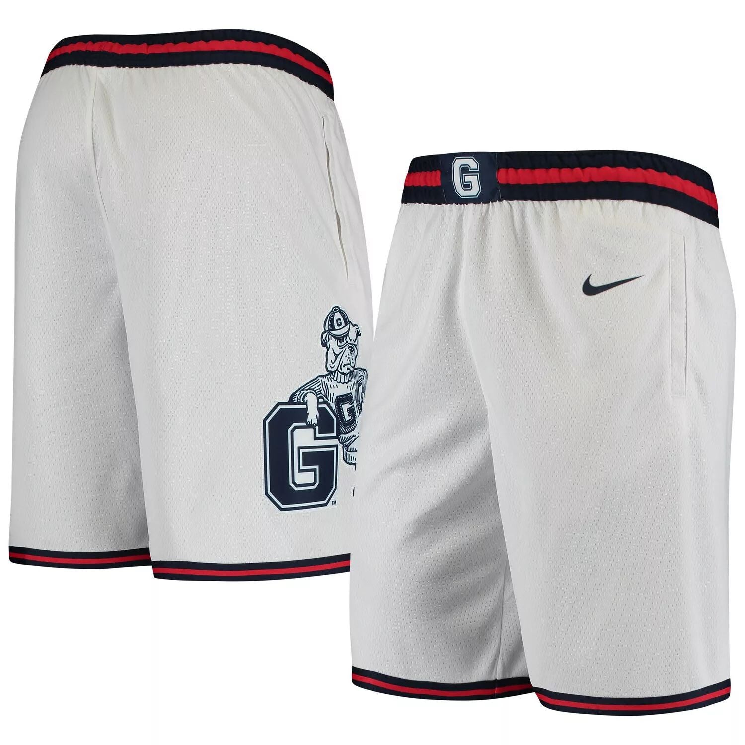 شورت كرة السلة Gonzaga Bulldogs Limited Performance للرجال من Nike باللون الأبيض