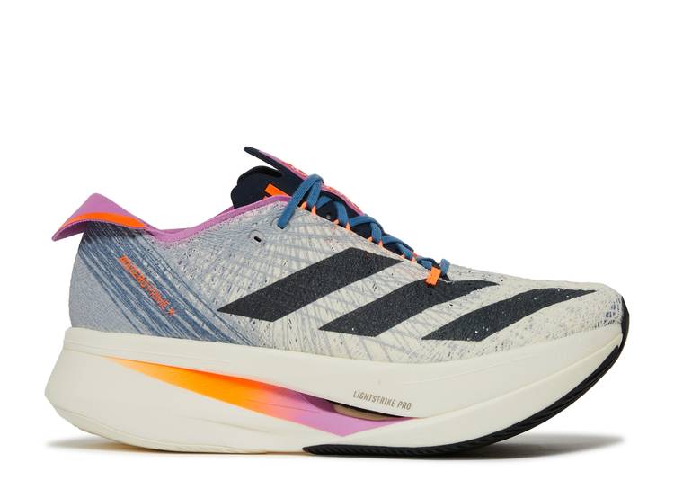 Adidas ADIZERO PRIME X STRUNG 'OFF WHITE PULSE LILAC' sneakers, white