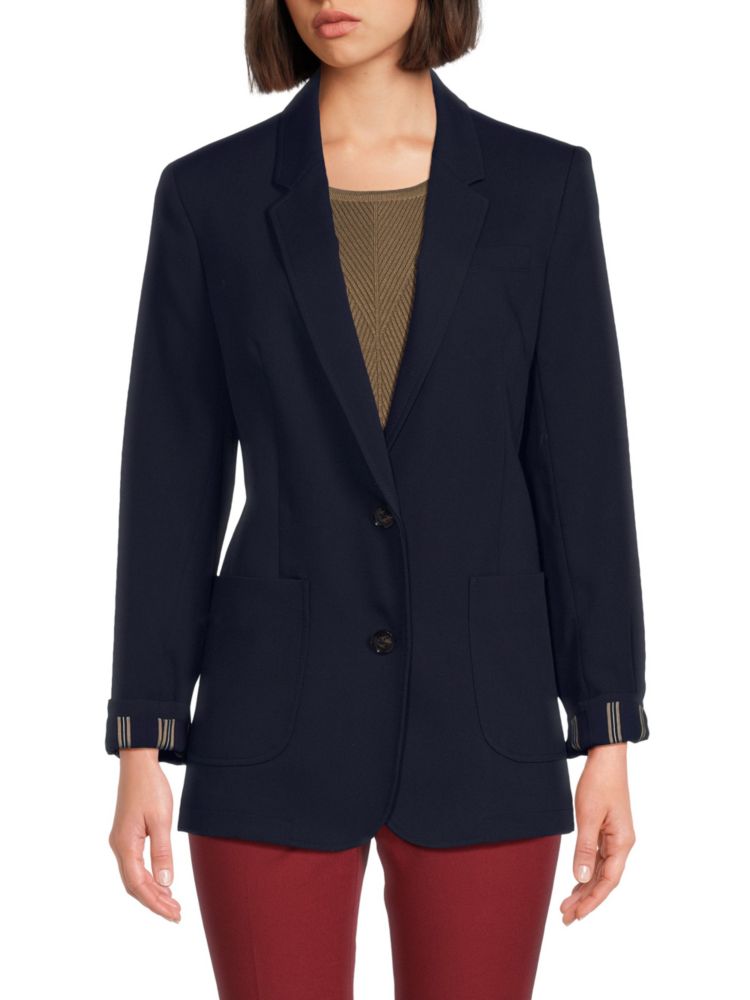 Tommy Hilfiger Single Breasted Blazer in Sky Captain