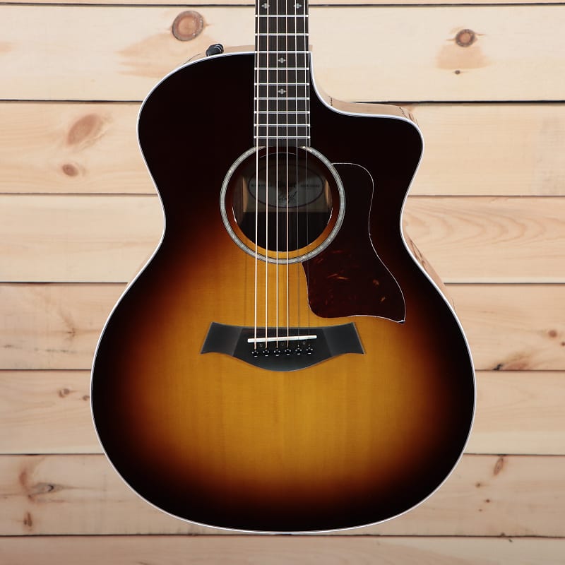 Acoustic guitar Taylor 214ce-SB DLX - Tobacco Sunburst - 2202122043