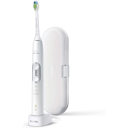 فرشاة أسنان كهربائية للبالغين Sonicare Hx6877/28، فضي وأبيض، Philips